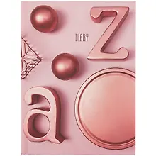 Купить Ежедневник недат. А6 128л "Бронзовая пудра" 7БЦ, покрытие Soft touch, офсет — Фото №1