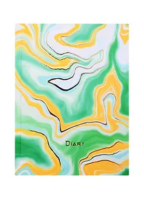 Купить Ежедневник недат. А6 112л Переливы цвета 7БЦ, мат.лам, тисн.золотой фольгой, офсет — Фото №1