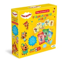 Купить Три кота. Набор игр "Учим английский. 101 + домино + мемо". — Фото №1