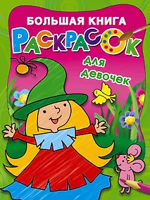 Купить Большая книга раскрасок для девочек — Фото №1