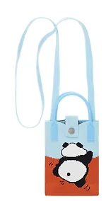 Купить Сумочка вязаная с застежкой Панда (12х18х6) (текстиль) (12-YiHeng-121803) Bookvalno — Фото №1