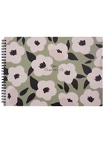 Купить Альбом для рисования Be Smart, Pretty, А4, 40 листов, на спирали, зеленый — Фото №1