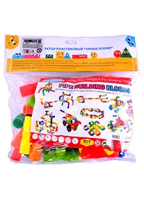 Купить Конструктор пластиковый  (300гр) (ТС-05) (пакет, хедер) — Фото №1