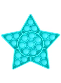 Купить Игрушка-антистресс с пузырьками Звездочка (13см) (7 цв. микс) (S0215-7) (3+) (упаковка) — Фото №1