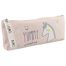 Купить Пенал «Единорожки с надписями», 20 х 7.5 см — Фото №1