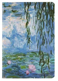 Купить Записная книжка А7 30 листов в клетку, "Клод Моне. Водяные лилии", сшивка — Фото №1