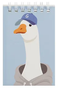 Купить Блокнот А7 60л "Гусь" спираль — Фото №1