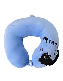 Купить Подголовник Черный кот (синий) (текстиль) (30х30) (14-0700-202505-T16) — Фото №1