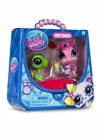 Купить Игровой набор Littlest Pet Shop, "Пара друзей Пляжные приключения", 2 фигурки Морской конек и Черепашка, подарочная упаковка, 4+ — Фото №1