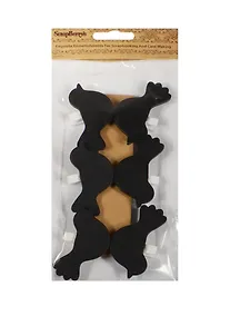 Купить ХОББИ И ТЫ ScrapBerrys Набор меловых прищепок - Птички 6 шт в уп. — Фото №1