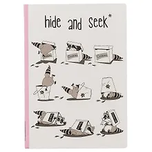 Купить Блокнот «Hide and seek: енот», 192 страницы, А5 — Фото №1