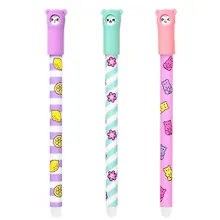 Купить Ручка гелевая пиши-стирай синяя "Мишутки" 0,5 мм, в ассортименте — Фото №1