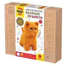 Купить Набор для творчества. Валяние из шерсти "Котик" — Фото №1