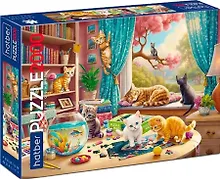 Купить Пазл Hatber "Пушистые шалуны", 2000 элементов — Фото №1