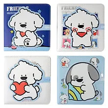 Купить Записная книжка 130*135 128л "Cozy dog" с магнитной застежкой, дизайнерский блок — Фото №1