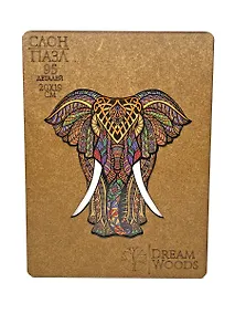 Купить Пазл фигурный «Слон», 95 деталей — Фото №1