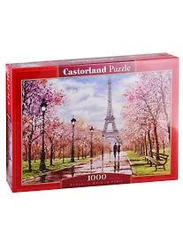 Купить Пазл Castorland 1000 эл. Романтическая прогулка по Парижу — Фото №1