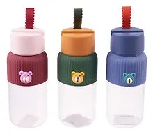 Купить Бутылка с силиконовой накладкой Мишка (стекло) (460 мл) (12-07229-GJ75D) — Фото №1