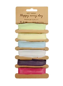 Купить Набор лент для декора 5 метров*6 цветов, целюлоза — Фото №1