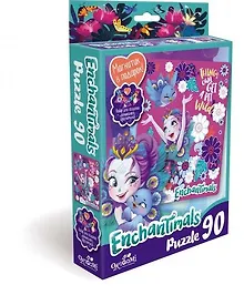 Купить Пазл, Оригами Энчантималс 90эл. +браслетик, магнитик Things Wild (17,6х21см) 03550 — Фото №1