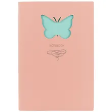 Купить Книга для записей «Butterfly», розовая, 80 листов, А5 — Фото №1