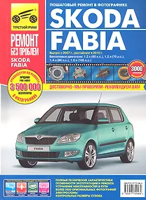 Купить Skoda Fabia хетч. Выпуск с 2007 г. Рестайлинг в 2010 г.руководство по эксплуатации, техническому обслуживанию и ремонту — Фото №1
