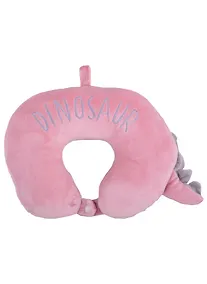 Купить Подушка на шею с кнопкой «Динозаврик с гребешком», (25х30 см), (цвет в ассортименте) — Фото №1