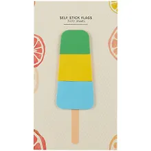 Купить Блок бумаги самоклеящийся "Мороженое" 3*30л, ассорти, инд.уп. — Фото №1