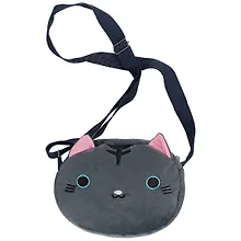 Купить Сумка на молнии Серый кот (плюш) (20х15) (12-12095-HJ-63) — Фото №1