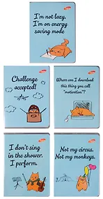 Купить Блокнот А6 60 листов клетка "Оранжевый кот" — Фото №1