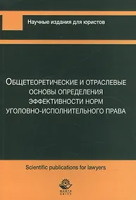Купить Общетеоретические и отраслевые основы определения эффективности норм уголовно-исполнительного права — Фото №1