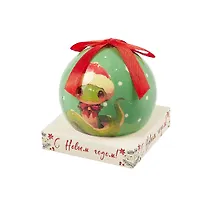 Купить Елочный шар НГ Змейка (пластик) (7,5см) (ПВХ Бокс) (12-TianJian-XL-01) — Фото №1