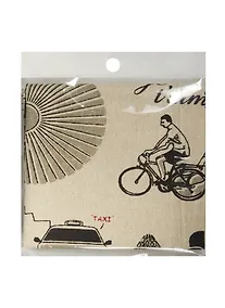 Купить Отрез льна 48*48 см, в пакете с подвесом, Города (11-00530-47) — Фото №1