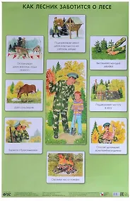 Купить Как лесник заботится о лесе 50 x 69 — Фото №1