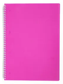 Купить Тетрадь в клетку Hatber, Diamond Neon, А4, 80 листов, розовая — Фото №1