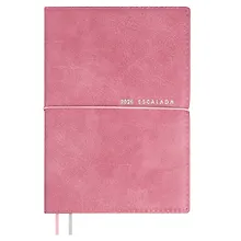 Купить Ежедневник дат. 2026г. А6+ 128л "Шеврет" розовый, кожзам, мягк. переплет, застёжка-резинка, закладка, тисн. фольгой, офсет, справ.мат-лы, 2 ляссе, инд.уп — Фото №1