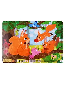 Купить Пазл в рамке Dodo Белочки 21 элемент — Фото №1