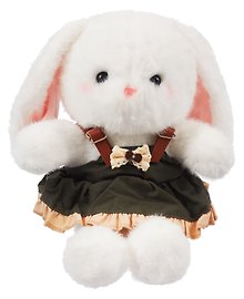 Купить Мягкая игрушка Кролик в сарафане (белый) (22см) (12-81223-202604_18) — Фото №1