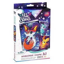 Купить Набор для творчества Neo Stars. Алмазные узоры. Набор открыток 3в1 — Фото №1