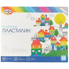 Купить Пластилин Гамма, "Классический", 36 цветов — Фото №1