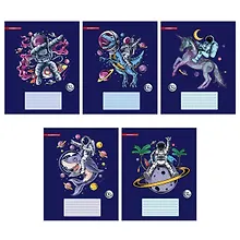 Купить Тетрадь в линейку Academy Style, "Космическое приключение", 12 листов — Фото №1