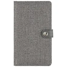 Купить Алфавитная книга на кнопке, графит, 60 листов, А6+ — Фото №1