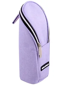 Купить Пенал-косметичка"Private", вертикальный, сиреневый, 21х9х6 см — Фото №1