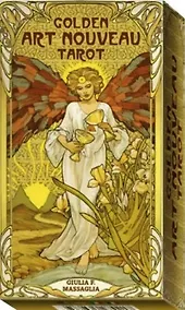 Купить Золотое Таро Уэйт Арт-Нуво / Golden Art Nouveau Tarot. 78 карт с инструкцией — Фото №1