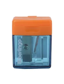 Купить Точилка 1отв "Fuze" с контейнером, ассорти, Berlingo — Фото №1