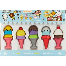 Купить Набор ластиков «Мороженое», 5 штук — Фото №1