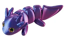 Купить Фигурка 3D Малыш аксолотль Бабл (пластик) (11х5) — Фото №1