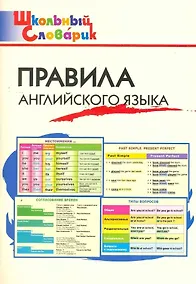 Купить Правила английского языка: Начальная школа — Фото №1