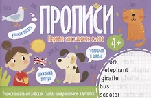 Купить Первые английские слова. Прописи — Фото №1