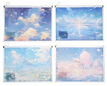 Купить Папка А4 на молнии "Believe in magic", с расширением, в ассортименте — Фото №1